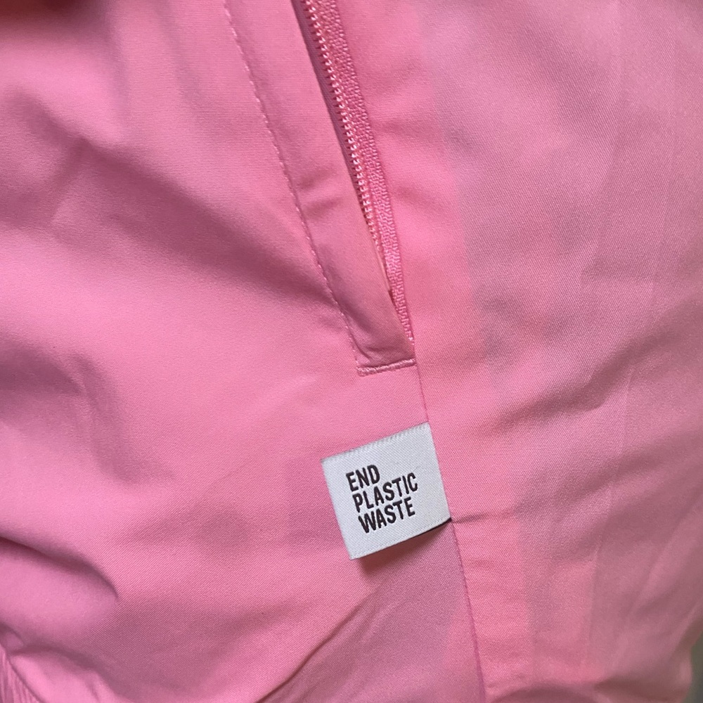Adidas Unisex Pink Hooded Football Jacket “End Plastic Waste” CON22 AW JKT